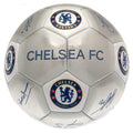 Silber - Front - Chelsea FC - mit Unterschriften - Fußball - PVC