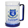 Durchsichtig-Blau - Front - Gefrierfach-Becher mit Fußball-Design Everton FC