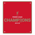 Rot - Front - Liverpool FC - Türschild "Premier League Champions", 2020