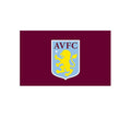 Weinrot-Himmelblau - Front - Aston Villa FC - Fahne "Core", Wappen