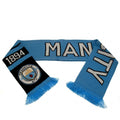 Blau-Schwarz - Side - Manchester City FC - "Nero" Schal für Herren-Damen Unisex