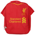 Rot - Front - Jungen Lunch-Box - Lunch-Tasche - Brotzeit-Tasche mit Liverpool FC Design, isoliert