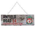 Bunt - Front - Liverpool FC - Straßenschild, Rustikal