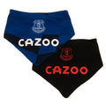 Blau-Schwarz - Front - Everton FC - Baby Lätzchen 2er-Pack