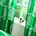 Grün-Weiß - Back - Celtic FC - Falten-Vorhänge, Logo-Muster