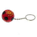 Rot-Schwarz - Back - Manchester United FC - Schlüsselanhänger Wappen  Ball