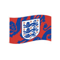 Rot-Königsblau-Weiß - Front - England FA - Fahne, Wappen