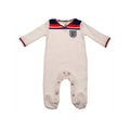 Weiß-Schwarz-Rot - Front - England FA - Schlafanzug für Baby