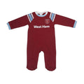 Weinrot - Front - West Ham United FC - Schlafanzug für Baby