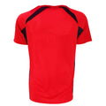Rot-Schwarz - Back - Herren Fußball T-Shirt im Arsenal FC Design