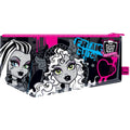 Schwarz-Weiß-Pink - Front - Monster High - Flach - Schreibmäppchen, PVC