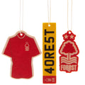 Rot-Gelb - Front - Nottingham Forest FC - Lufterfrischer 3er-Pack