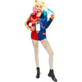 Blau-Rot - Front - Harley Quinn - "Daddy's Lil Monster" Kostüm - Mädchen