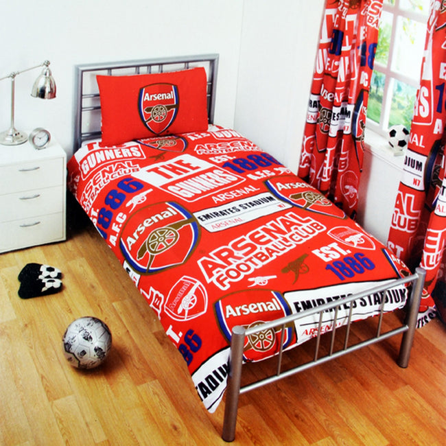 Rot - Front - Bettwäsche mit Arsenal FC Design