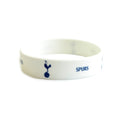 Weiß - Back - Tottenham Hotspur FC Gummi Armband mit Club Wappen