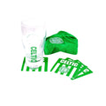 Grün-Weiß - Front - Mini Bar-Set mit Celtic FC Design, inklusive Bierglas, Handtuch und Untersetzer