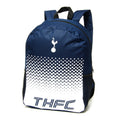 Marineblau-Weiß - Front - Tottenham Hotspur FC Fade Rucksack mit Club Wappen