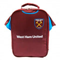 Weinrot - Front - West Ham United FC Kinder Wordmark Lunchbag mit Club Wappen