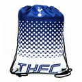 Marineblau-Weiß - Front - Tottenham Hotspur FC Fade Turnbeutel mit Club Wappen