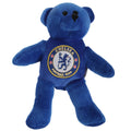Blau - Front - Chelsea FC Mini Plüsch Teddy Bär mit Club Wappen