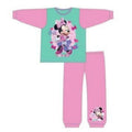 Pink-Grün - Front - Disney - "Bow To Toe" Schlafanzug für Baby-Girls