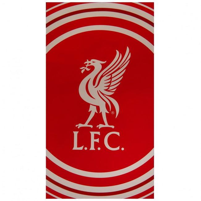 Rot-Weiß - Front - Liverpool FC Pulse Handtuch