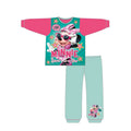 Blau - Front - Minnie Mouse Mädchen-Kleinkinder Pyjama Set Born To Be A Star