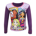 Violett-Pink - Back - Disney Princess - Schlafanzug für Mädchen