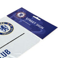 Weiß - Back - Chelsea FC offizielles Straßenschild