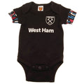 Schwarz-Weinrot - Back - West Ham United FC - Bodysuit für Baby (2er-Pack)