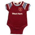 Schwarz-Weinrot - Side - West Ham United FC - Bodysuit für Baby (2er-Pack)