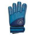 Blau-Weiß - Front - Manchester City FC - "Delta" Torhüter-Handschuhe für Kinder