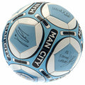 Blau-Weiß - Side - Manchester City FC - Fußball-Set mit Unterschriften