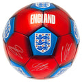 Rot-Blau - Front - England FA - Fußball mit Unterschriften