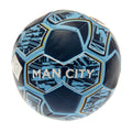 Marineblau-Himmelblau - Back - Manchester City FC -  Weich Mini-Fußball Wappen