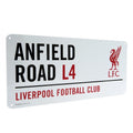 Weiß - Front - Liverpool FC offizielles Straßenschild