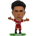 Weinrot-Weiß-Grün - Front - Liverpool FC - Fußball-Figur "Fabio Carvalho 2024", "SoccerStarz"