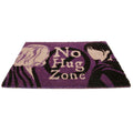 Violett-Schwarz - Back - Wednesday - Türmatte "No Hug Zone"