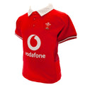 Rot-Weiß - Side - Wales RU - T-Shirt und Shorts für Baby