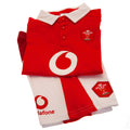 Rot-Weiß - Close up - Wales RU - T-Shirt und Shorts für Baby