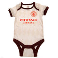 Blau-Cremefarbe-Braun - Back - Manchester City FC - "2023-2024" Bodysuit für Baby (2er-Pack)
