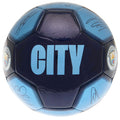 Marineblau-Blau - Back - Manchester City FC - Fußball mit Unterschriften