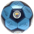 Marineblau-Blau - Side - Manchester City FC - Fußball mit Unterschriften