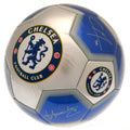 Blau-Silber - Side - Chelsea FC - Fußball mit Unterschriften