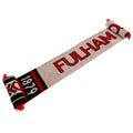 Rot-Weiß-Schwarz - Front - Fulham FC - Schal Mit Fransen