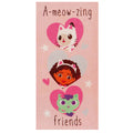 Bunt - Front - Gabby's Dollhouse - Handtuch "A-Meow-Zing Friends"