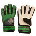 Grün-Weiß - Front - Celtic FC - "Delta" Torhüter-Handschuhe für Kinder