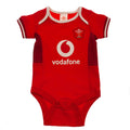 Rot-Weiß-Schwarz-Gelb - Back - Wales RU - Bodysuit für Baby (2er-Pack)