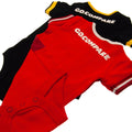 Rot-Weiß-Schwarz-Gelb - Lifestyle - Wales RU - Bodysuit für Baby (2er-Pack)