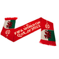 Rot-Weiß-Grün - Back - Fifa - "World Cup 2022 Wales" Schal